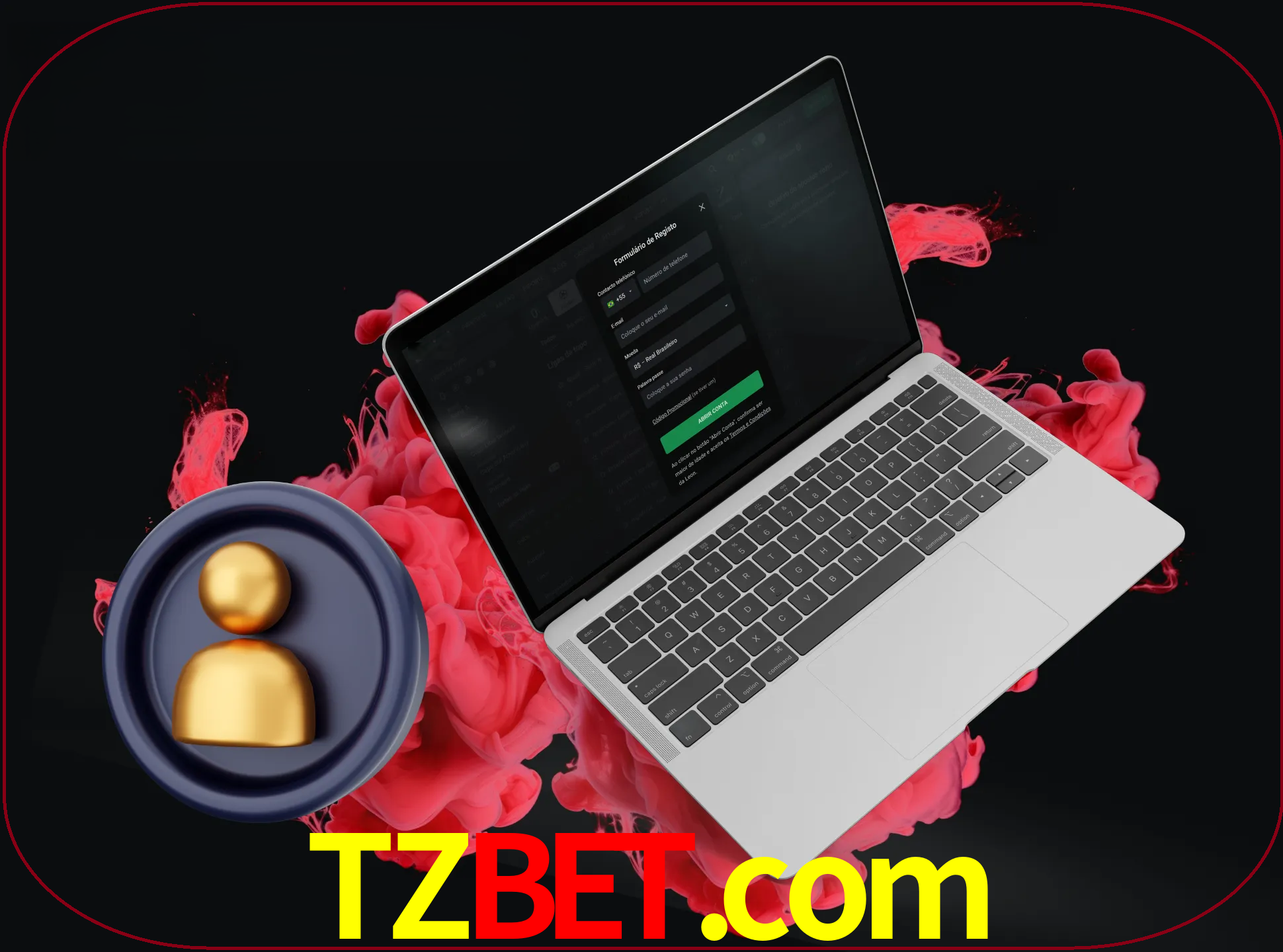 No cabeçalho do site tzbet, clique no botão que o levará a um formulário especial onde terá de introduzir as suas informações actuais.