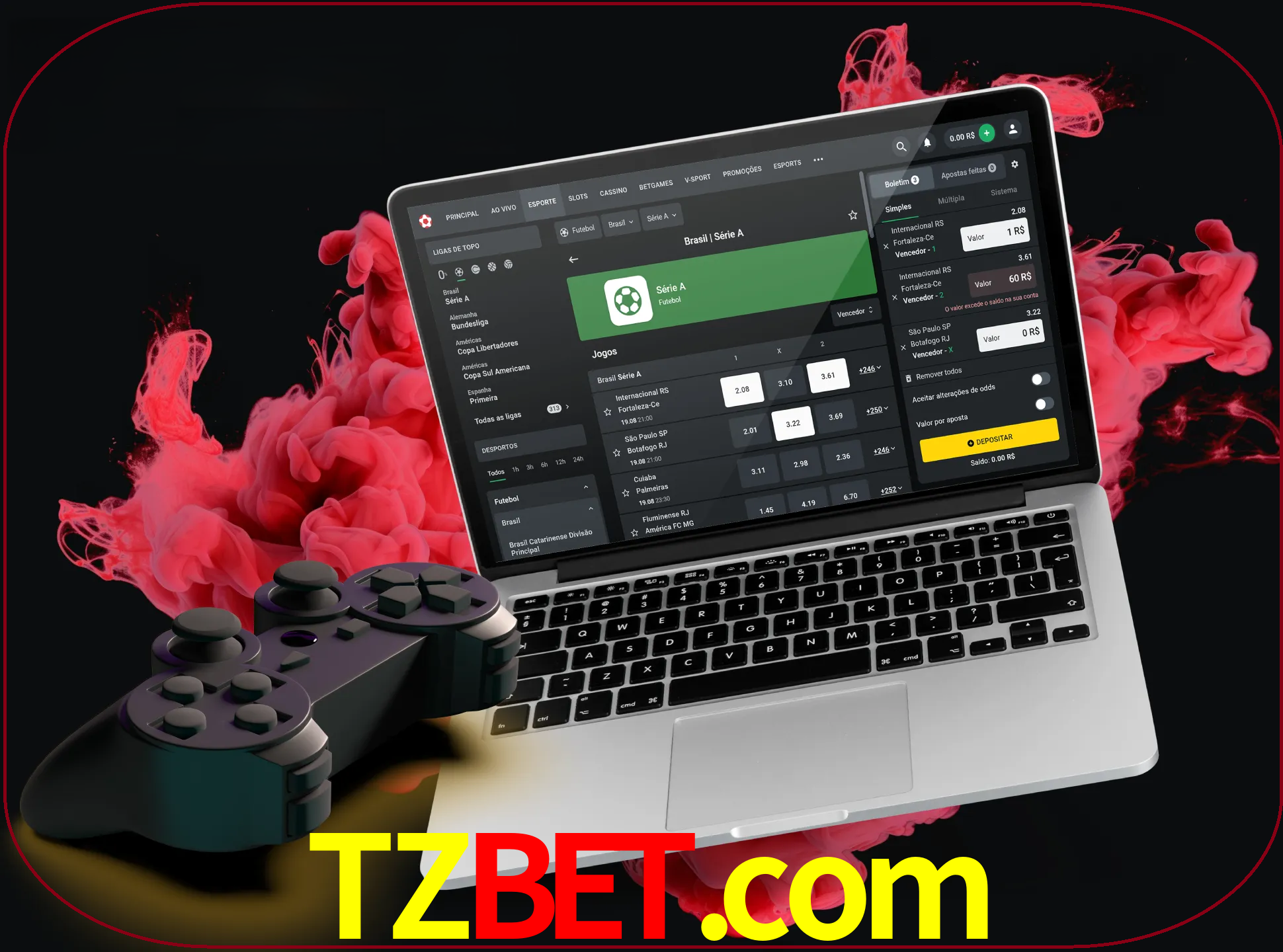 Visite a secção especial de jogos de vídeo em tzbet para descobrir em que jogos pode apostar e ganhar muito dinheiro.