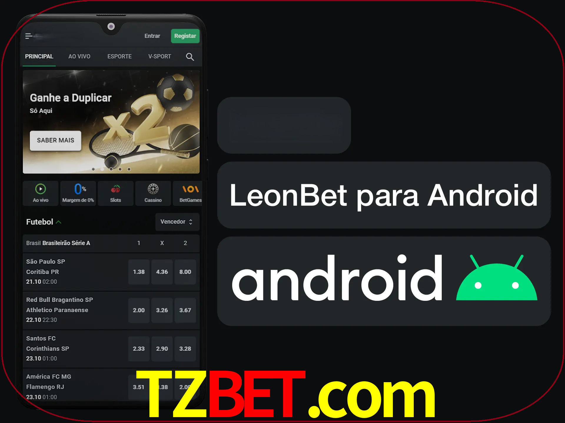 Adquira sua versão poket de LeonBet.